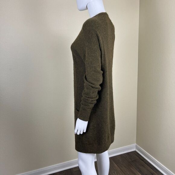 Wilfred Aritzia Women's Size XS Green Aronson Cardigan Sweater Wool Alpaca Cozy - Picture 10 of 12